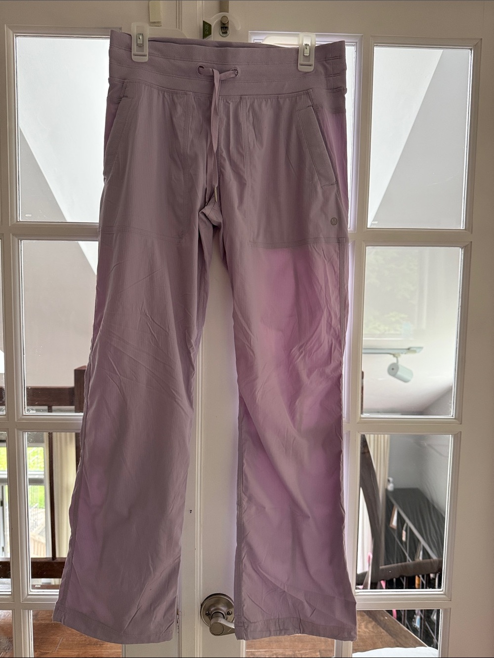 42. lululemon dance studio mid rise pant full length in lilac ether